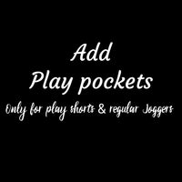 Add on play pockets (only for play shorts & regular joggers