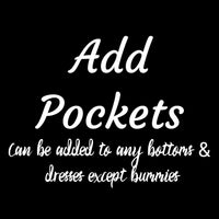 Add pockets