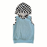 Earthy solids hooded tank