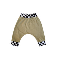 Earthy solids knee length shorts