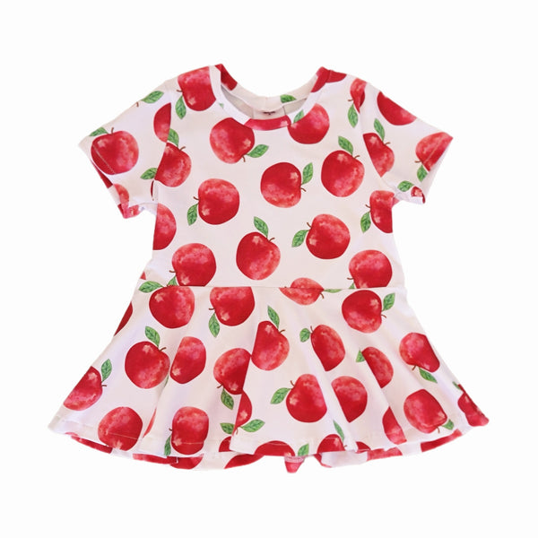 RTS 6y apples peplum