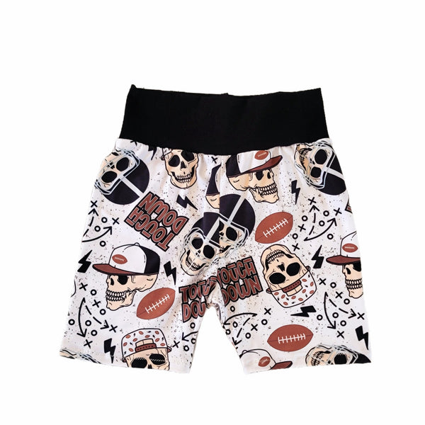 Football skulls play shorts