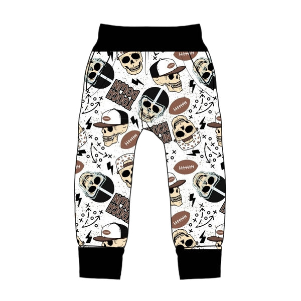 Football skull joggers