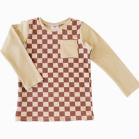 Fall checkered long sleeve shirt (choose color)