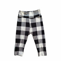 Rts 9/12m buffalo plaid leggings