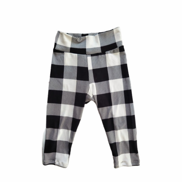 Rts 9/12m buffalo plaid leggings