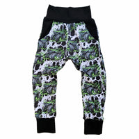 Green monster trucks joggers