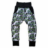 Green monster trucks joggers