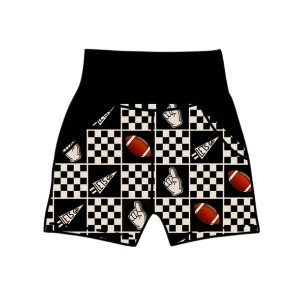 Football checks play shorts