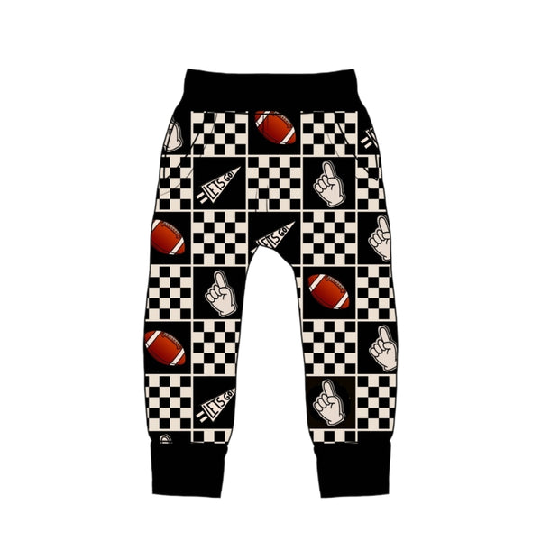 Football checks joggers