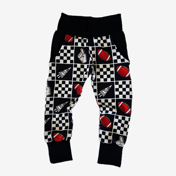 Football checks joggers