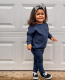 Winter solid sets/ joggers or leggings with dolman sweater