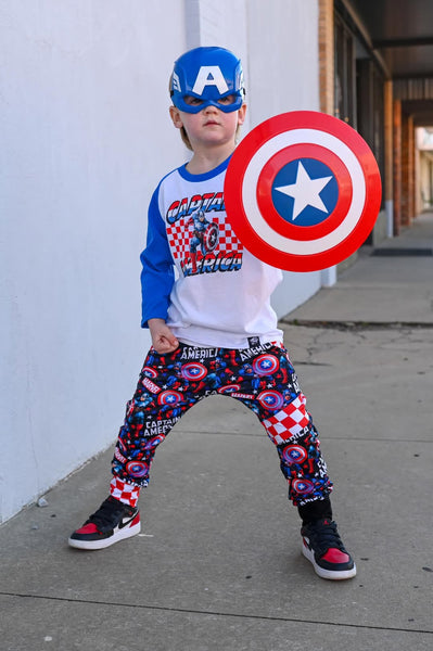 Captain USA thigh block joggers