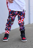 Captain USA thigh block joggers
