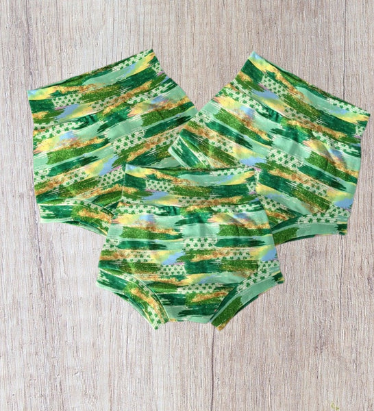 RTS 2-3y & 3-4y st Patrick's brushstrokes