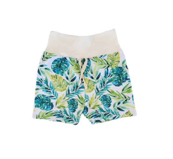 Palm leaves shorts, summer