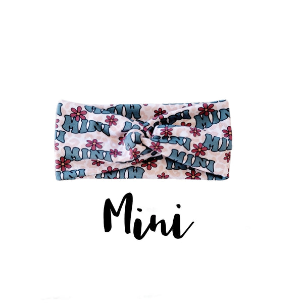 Mini twisted headband