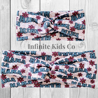 Mini twisted headband