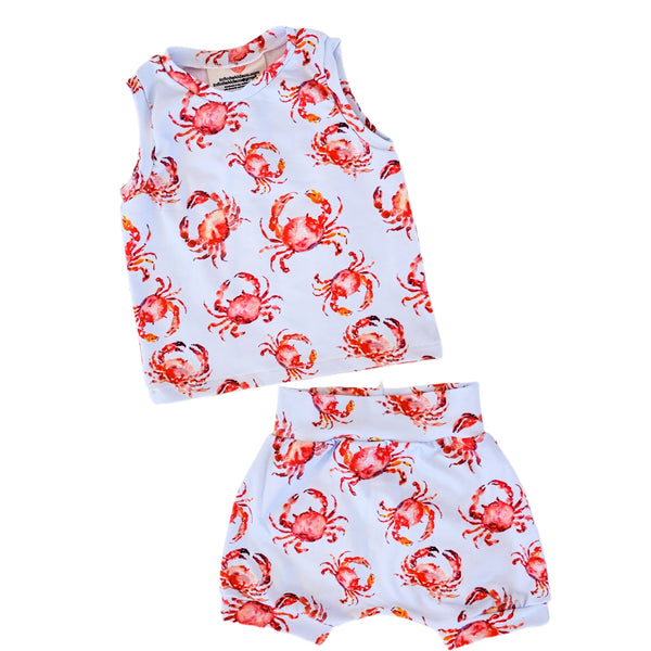 Crabs tank and harem shorts set