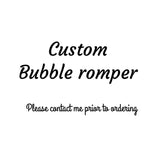 Custom bubble romper