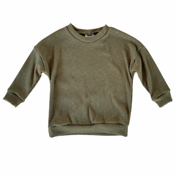 Olive dolman sweater
