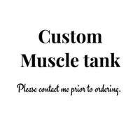Custom hooded muscle tank